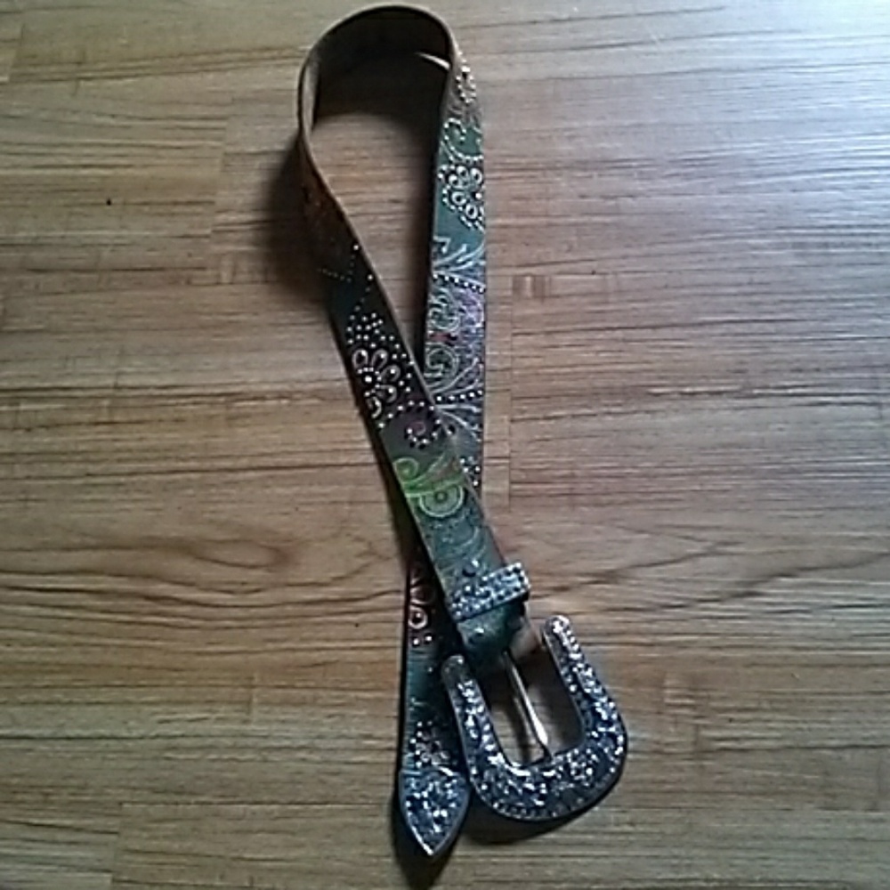 Nocona Painted Belt M